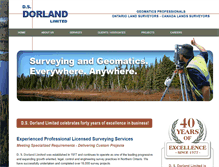 Tablet Screenshot of dsdorlandlimited.ca